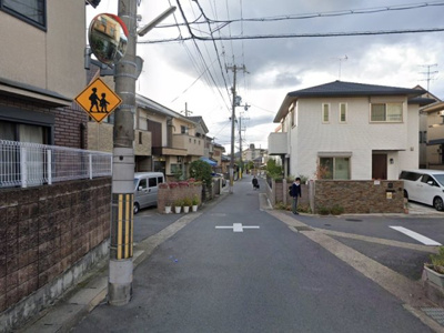 【前面道路含む現地写真】 | 山科区音羽山等地　築後未入居モデルハウス