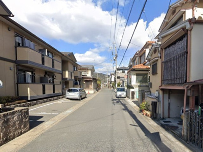【前面道路含む現地写真】 | 山科区音羽山等地　築後未入居モデルハウス