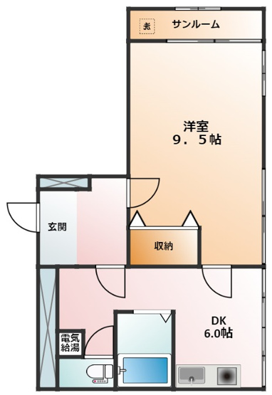 【間取り】 | ウスダビル | ※反転の場合あり（現状を優先とします）