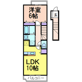 【間取り】 | フルール・ド・スリジエ | 間取りです
