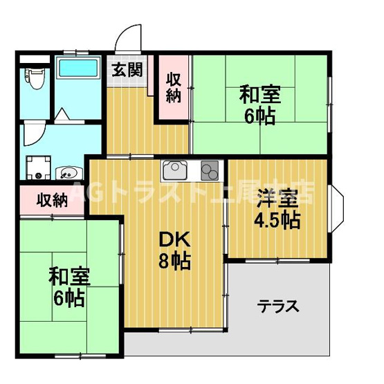 【間取り】 | ハイツ池沢