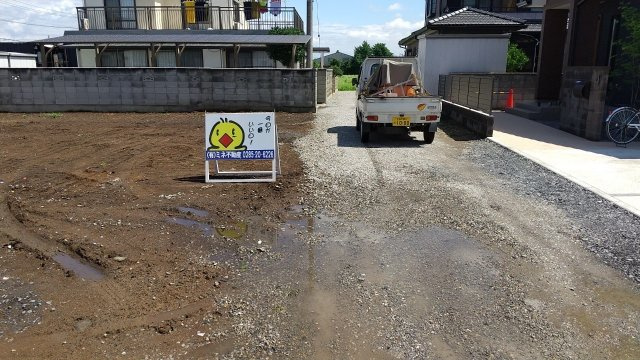 小山喜沢　土地の外観