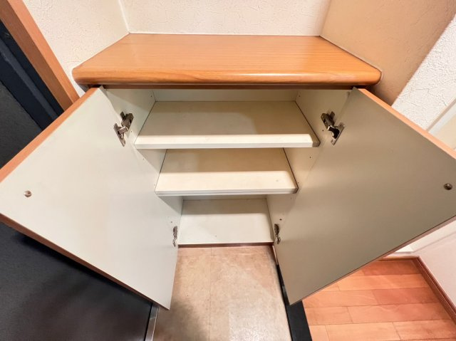 プレサンス難波OCAT前の収納