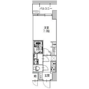 S-RESIDENCE難波大国町Tresの間取り