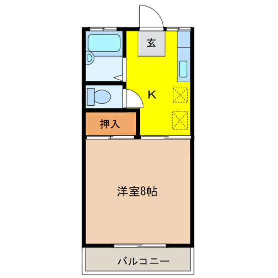 【間取り】 | コーポあい