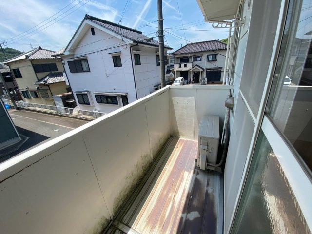 グリーンハイツA・B棟のバルコニー