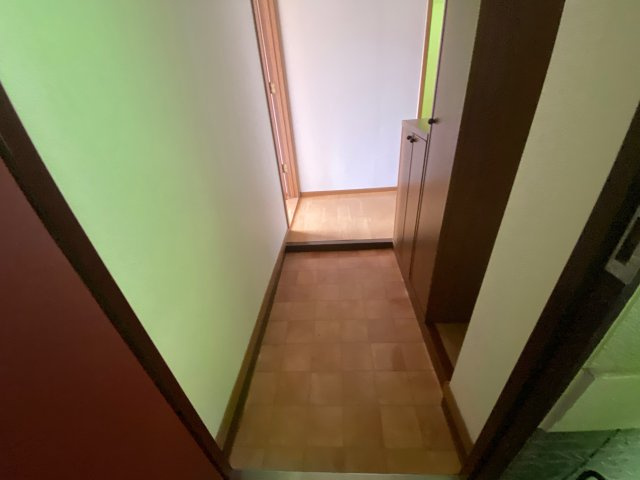 グリーンハイツA・B棟の玄関