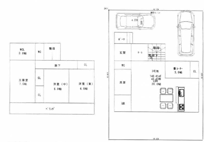 【参考プラン】 | 高知市一ツ橋町/6区画 | ３号地