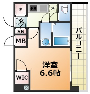 アドバンス神戸マーレの間取り