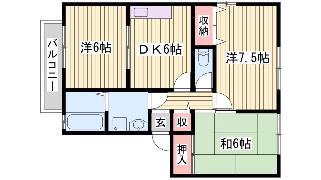 ウィズガーデンの間取り