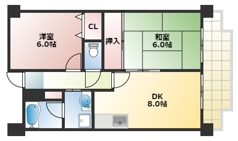 友井グレイスの間取り
