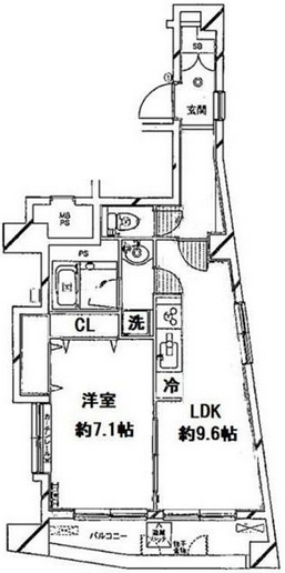 【間取り】 | パークウェル方南町