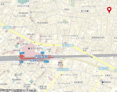 【地図】 | ルーブル荻窪参番館