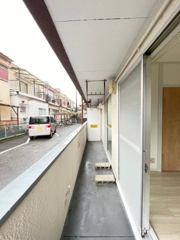 原田マンションのバルコニー