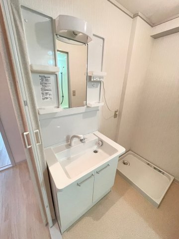原田マンションの洗面所