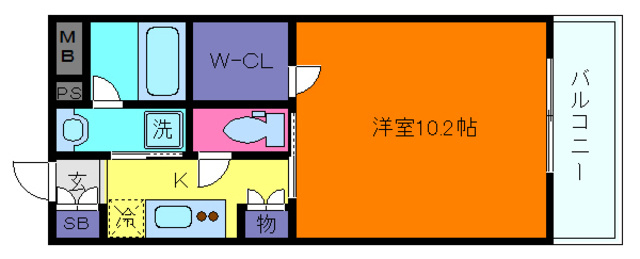 ウェルスクエア芦屋の間取り