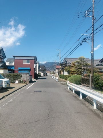 【前面道路含む現地写真】 | ○●足柄上郡開成町中之名 土地●○ | 【閑静な住宅地ですので住環境良好】