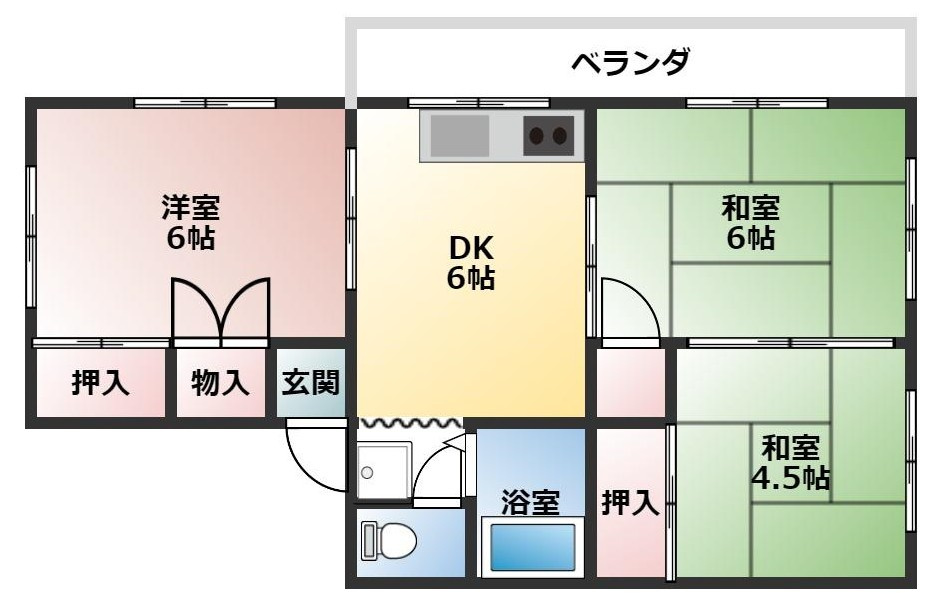 宮下ビルの間取り