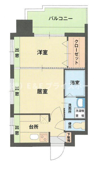 【間取り】 | HPには初期費用掲載！「プライスホーム」で検索！エステートモア・平尾公園通り