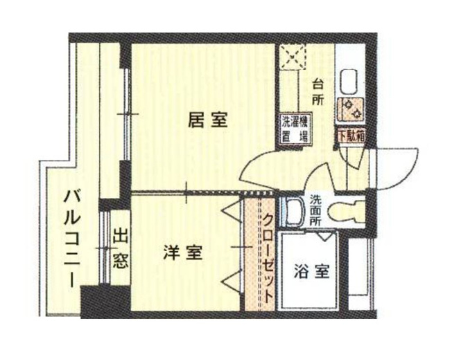 【間取り】 | HPに初期費用掲載！「プライスホーム」で検索！エステートモア薬院シャンブル