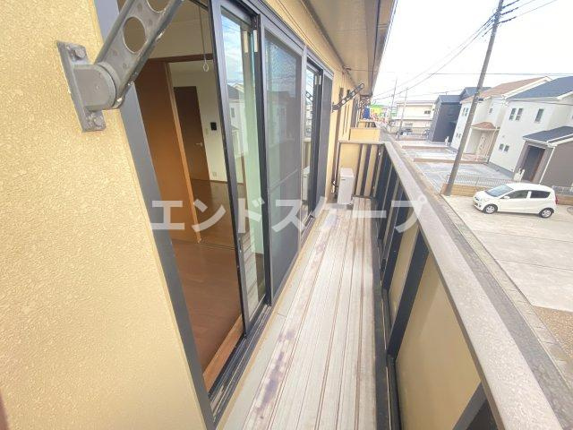 シーダーハウスIIのバルコニー|高崎、前橋、伊勢崎エリアのお部屋探しはエンドスケープまで！お客様の理想お聞かせ下さい♪