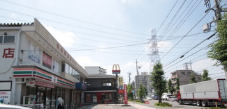 マクドナルド川崎街道稲城店まで600ｍ