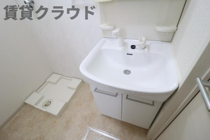 ルーチェおゆみ野の洗面所|コンパクトで使いやすい洗面所