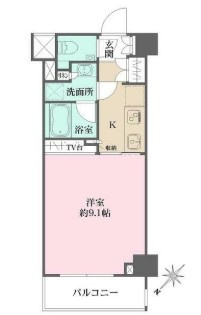 【間取り】 | ザ・パークワンズ目黒不動前