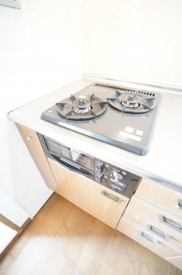 【キッチン】 | エーデルハイムD | ※同物件・反転タイプの写真です。