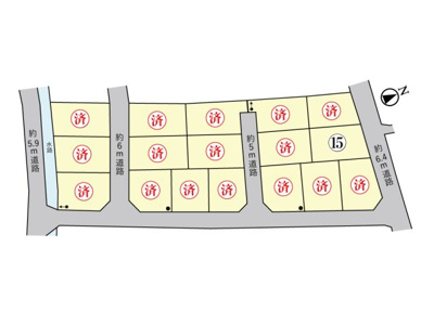 【区画図】 | 鈴鹿市末広南1丁目《アイタウン 全17区画》