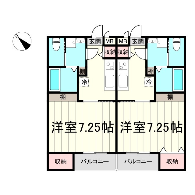 カーサグリスの間取り