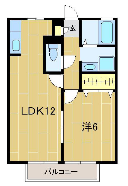 セジュールHAYATOの間取り