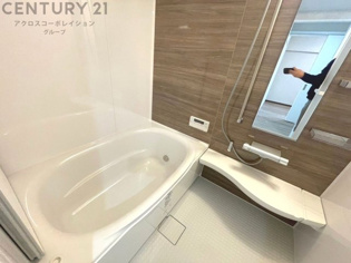 ユニットバスは省スペースでありながら、シンプルな設計と使いやすさを備え、簡便なメンテナンスが可能です。またミラー・小物置き場もあり便利です。