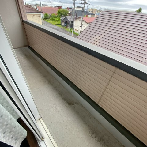 ＦＫマンションのバルコニー|バルコニー付きです