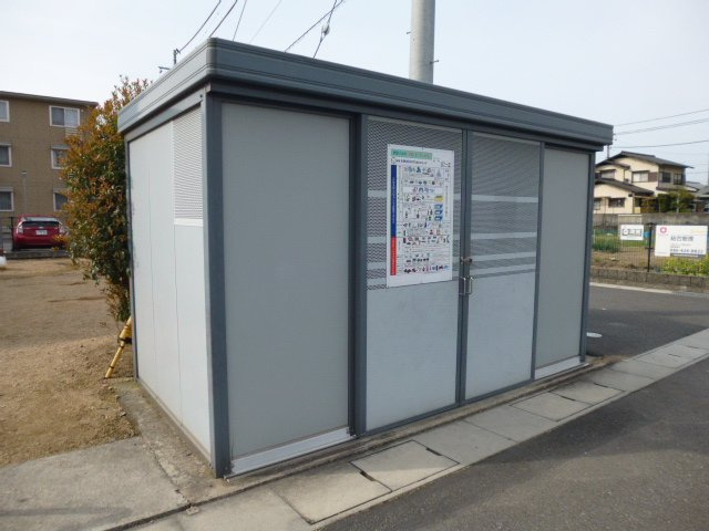倉敷市中庄のアパートのその他共用部分|敷地内専用ゴミステーション
