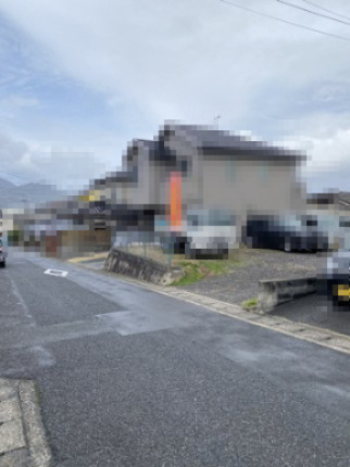 売土地　　高取北4丁目の前面道路含む現地写真