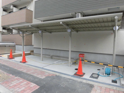 【駐車場】 | フジパレス大桐サウス | 敷地内の屋根付き駐輪場です。