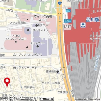 【地図】 | 高輪スカイハイツ