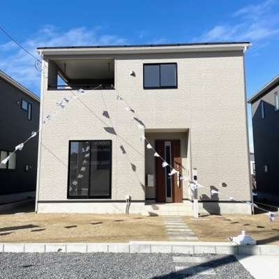 【外観】 | 匝瑳市椿3号棟 | 即日のご見学も可能です。お気軽に0476-37-3888までお問合せ下さい。