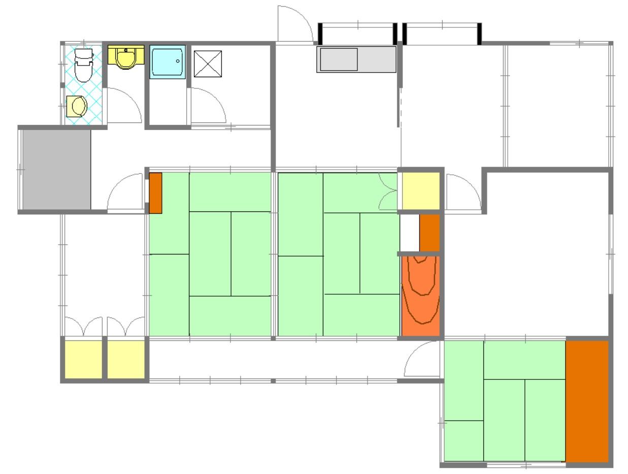 下小鯖　中古住宅の間取り