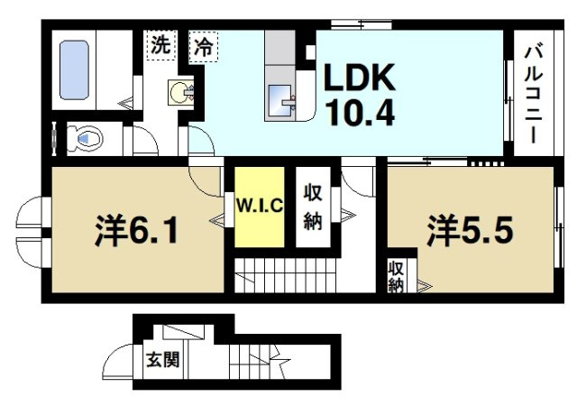 グリーンハイツ加茂Ⅰの間取り