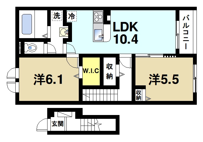 グリーンハイツ加茂Ⅰの間取り