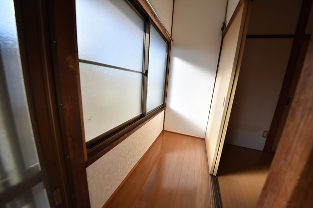 椋田アパート（11丁目）のバルコニー