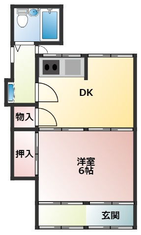 椋田アパート（11丁目）の間取り