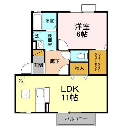 リビングタウンみどりのの間取り