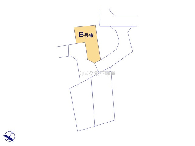 《仲介手数料無料》南区大字大谷口869(33期B号棟)新築一戸建ての区画図