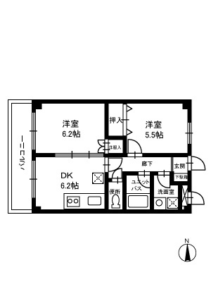 【間取り】 | クレベール松原