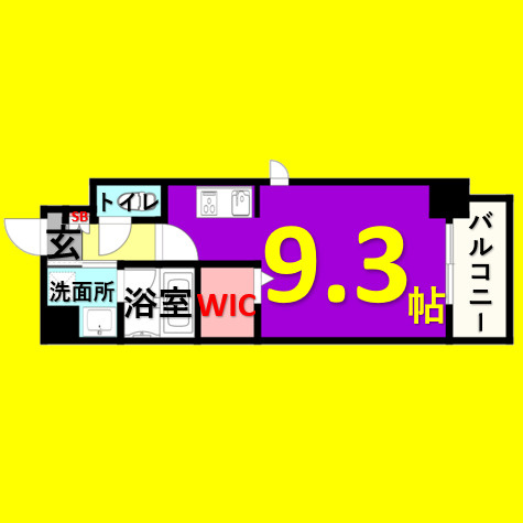 Z・R東別院　名古屋市賃貸　仲介手数料無料の間取り
