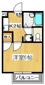 グレース市川の間取り