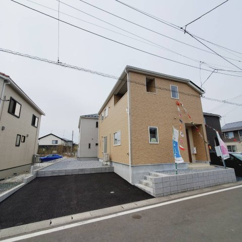 クレイドルガーデン八戸市市川町 第13の前面道路含む現地写真